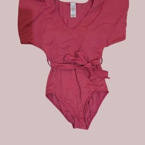 Pink One Piece Swimsuit